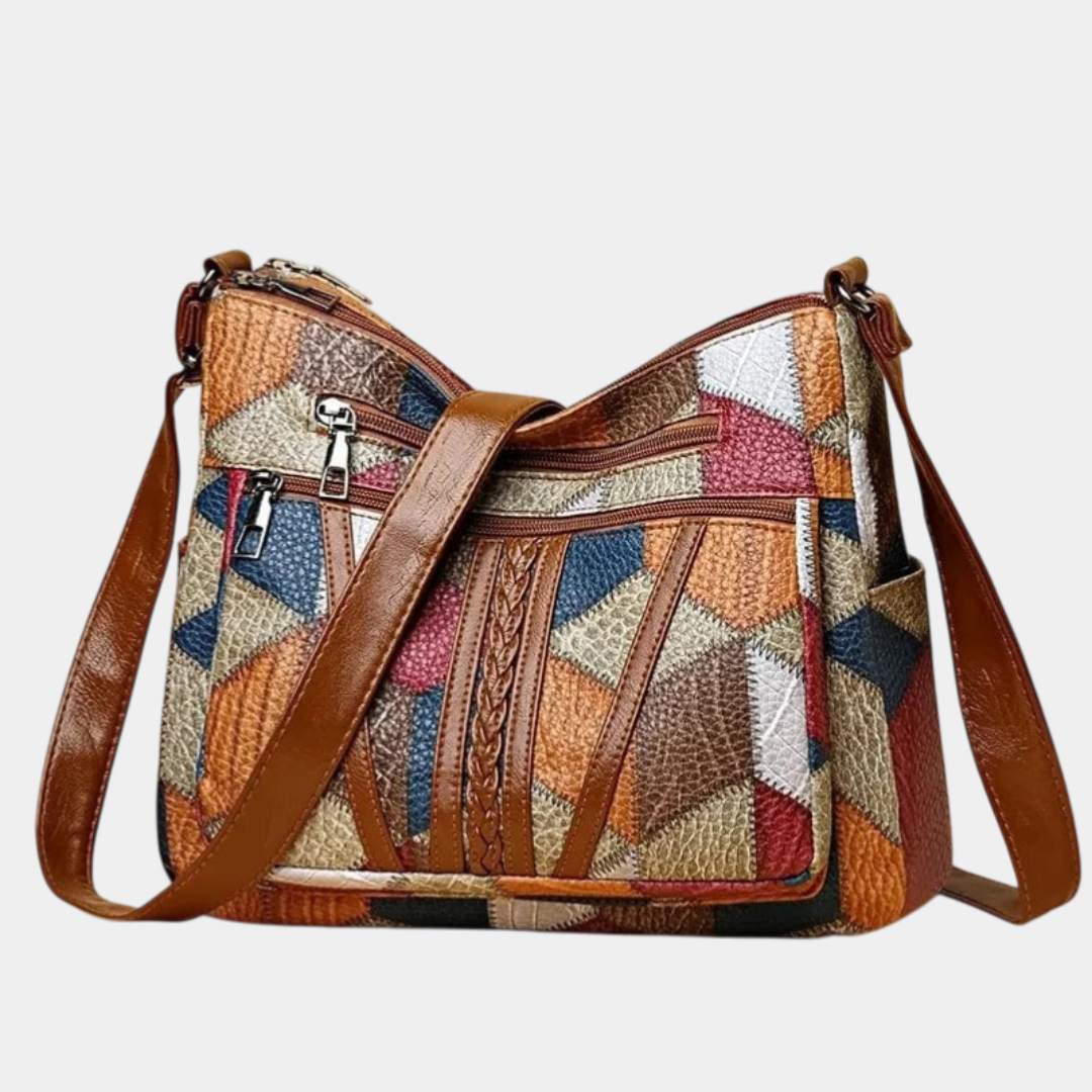 Solara | Kunstnerisk håndtaske i patchwork