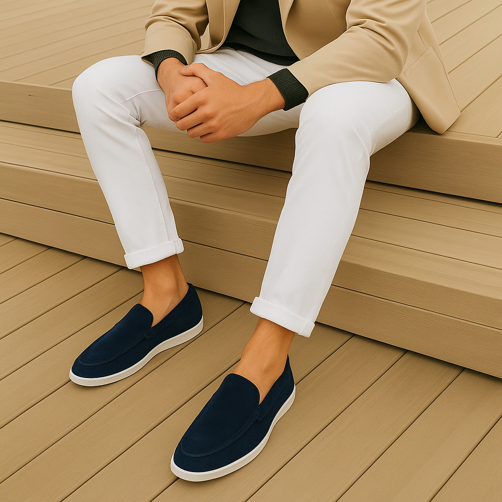 Steen | Loafers med blød overflade