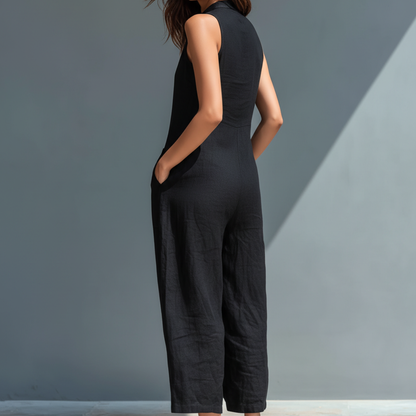 Johanne | Elegant ærmeløs buksedragt
