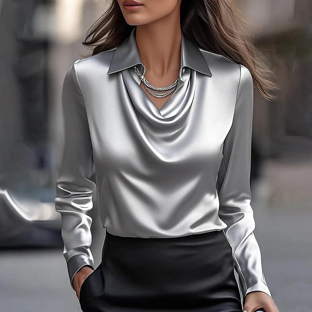 Alberte-Marie | Elegant bluse med glans