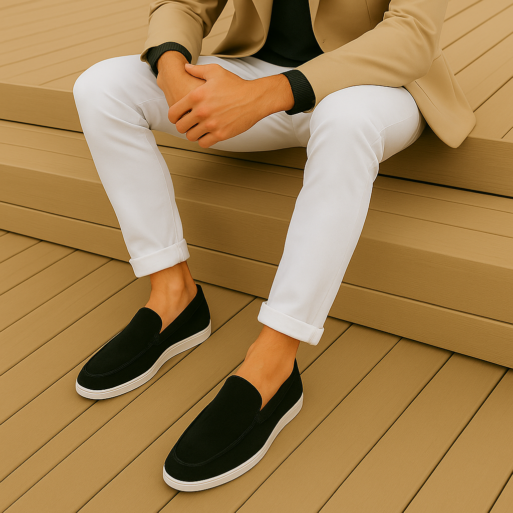 Steen | Loafers med blød overflade