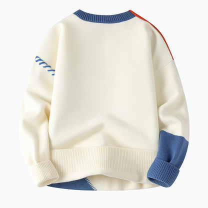 Silas | Sweater i patchwork