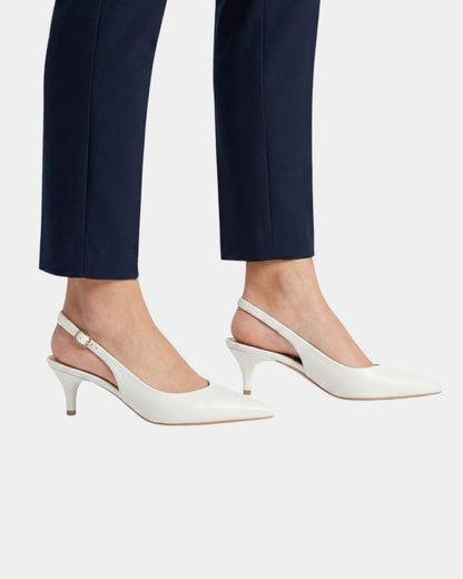 Tine-Marie | Elegante slingback-pumps med tynd hæl