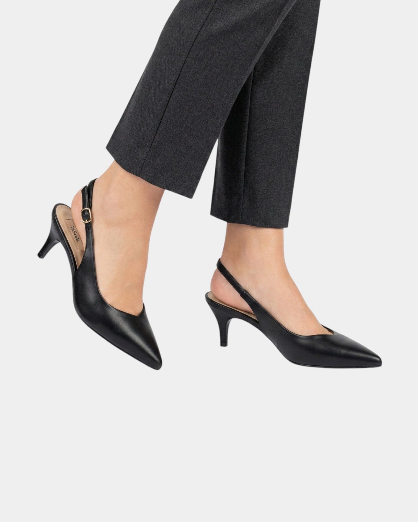 Tine-Marie | Elegante slingback-pumps med tynd hæl