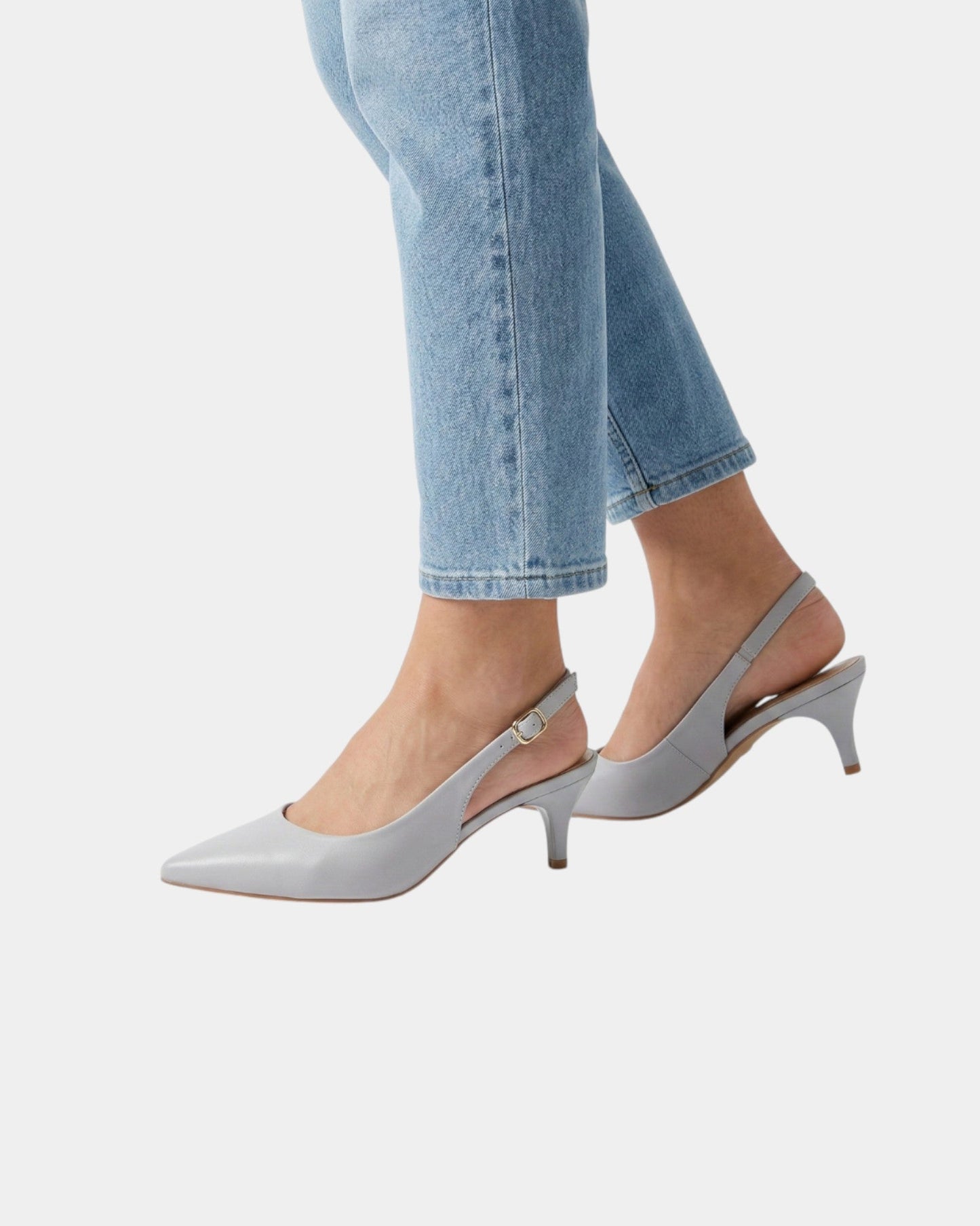 Tine-Marie | Elegante slingback-pumps med tynd hæl
