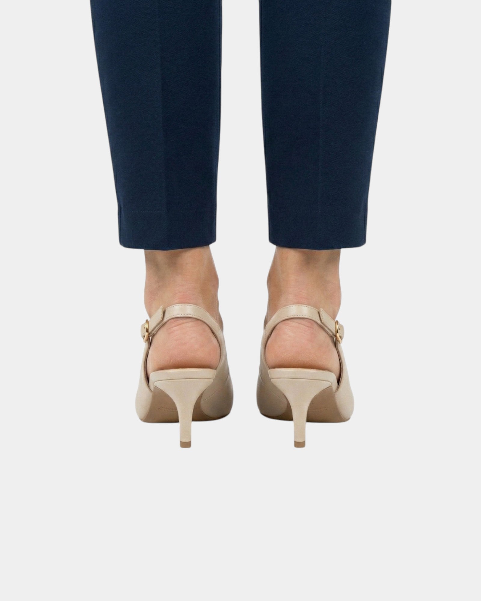 Tine-Marie | Elegante slingback-pumps med tynd hæl