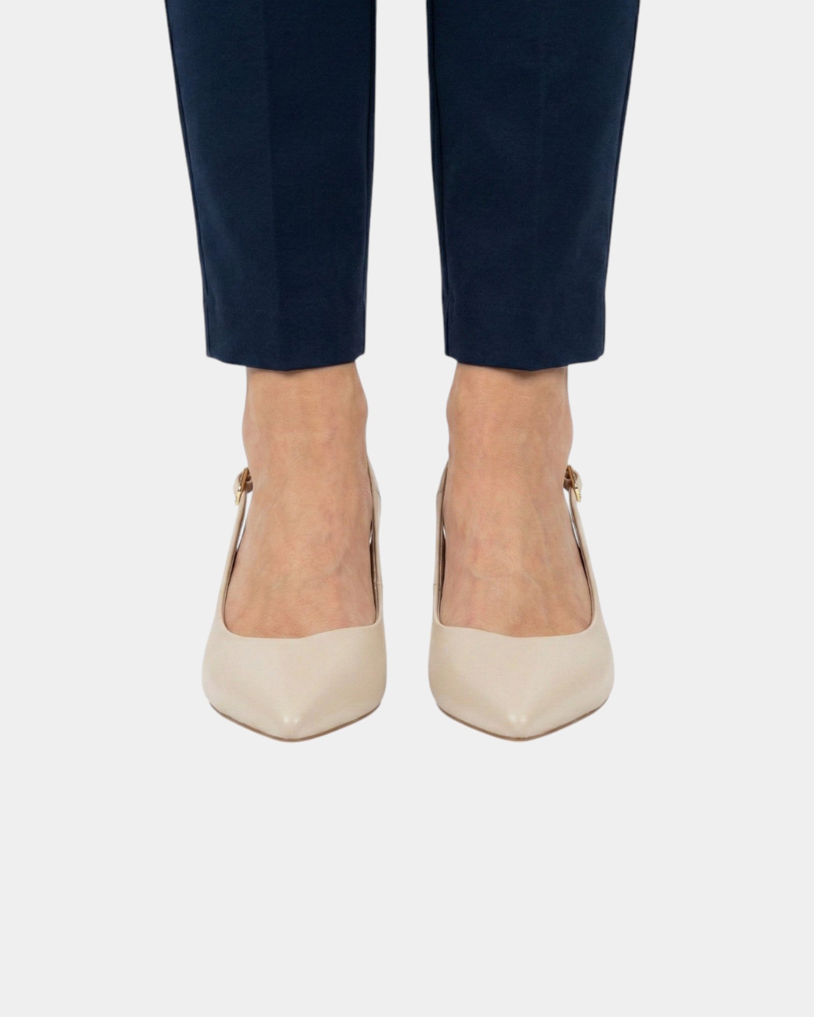 Tine-Marie | Elegante slingback-pumps med tynd hæl