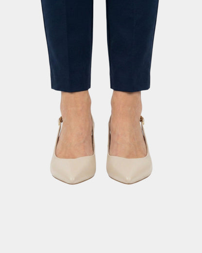 Tine-Marie | Elegante slingback-pumps med tynd hæl