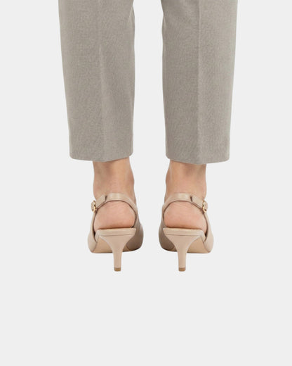 Tine-Marie | Elegante slingback-pumps med tynd hæl