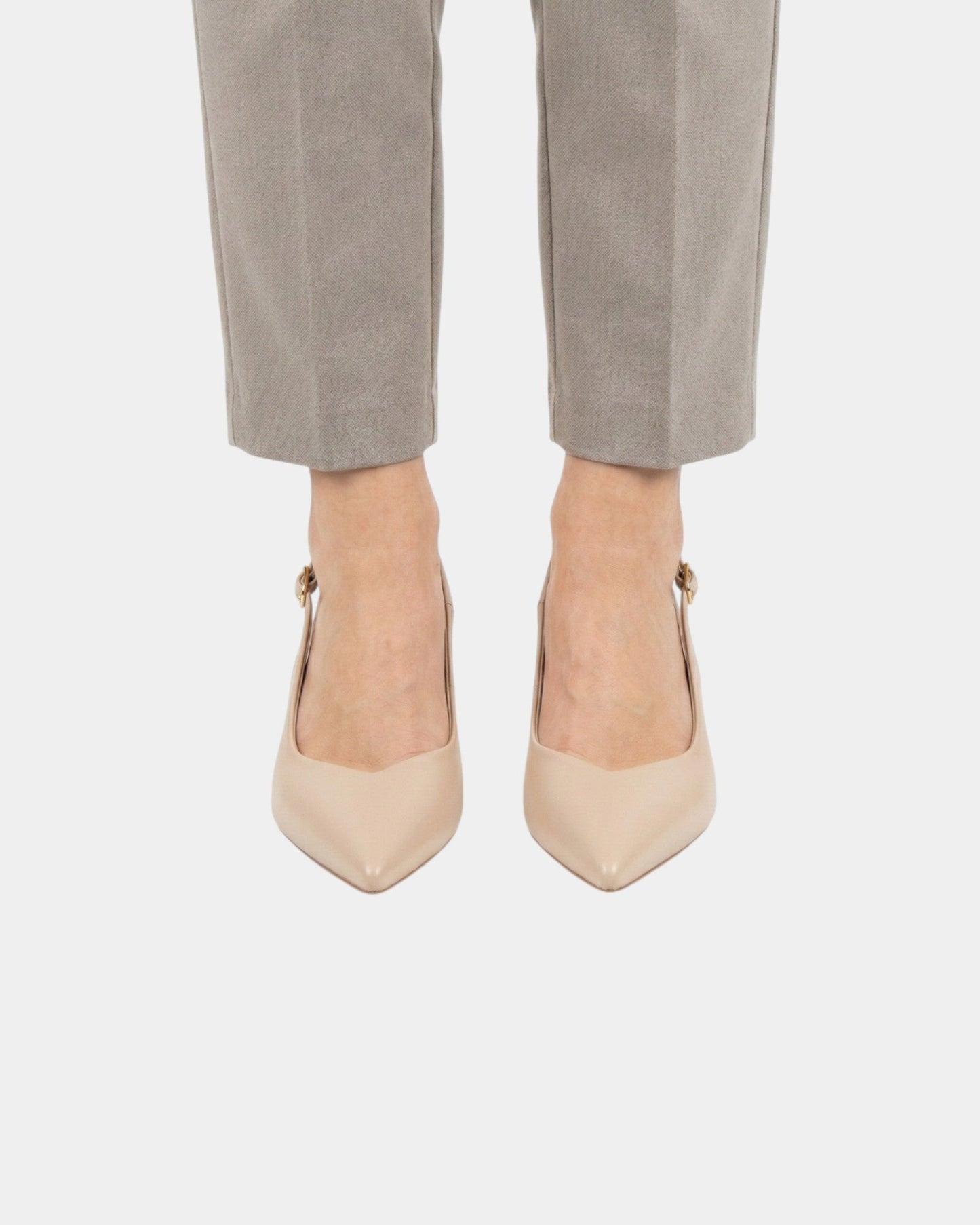 Tine-Marie | Elegante slingback-pumps med tynd hæl