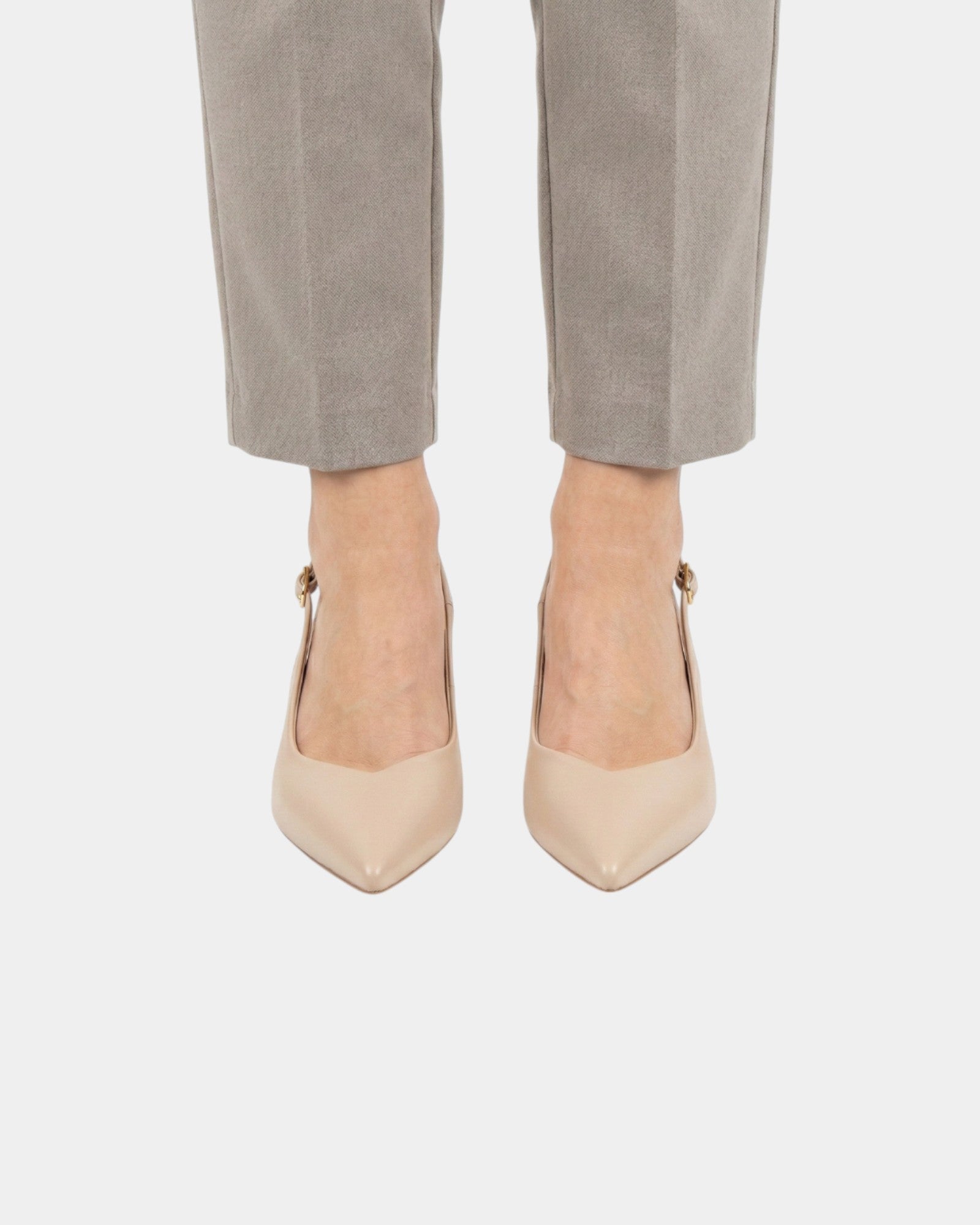 Tine-Marie | Elegante slingback-pumps med tynd hæl