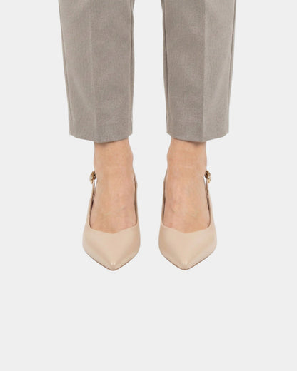 Tine-Marie | Elegante slingback-pumps med tynd hæl
