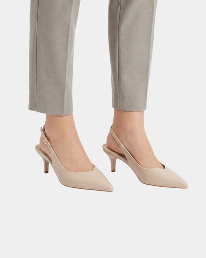 Tine-Marie | Elegante slingback-pumps med tynd hæl