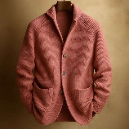 Aksel | Ribstrikket cardigan med knapper