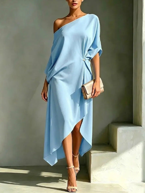 Katrine | Elegant asymmetrisk kjole