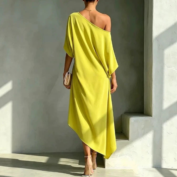 Katrine | Elegant asymmetrisk kjole