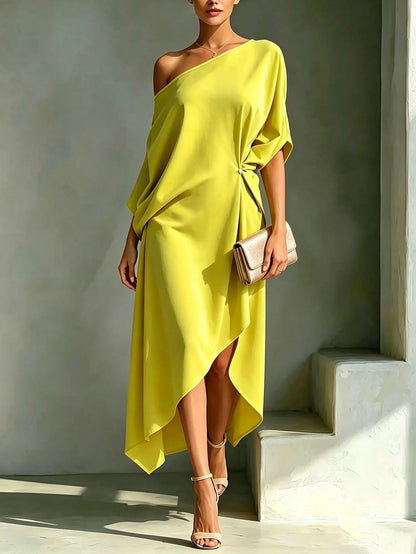 Katrine | Elegant asymmetrisk kjole