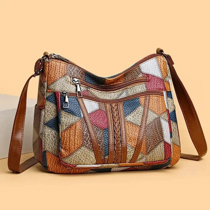 Solara | Kunstnerisk håndtaske i patchwork