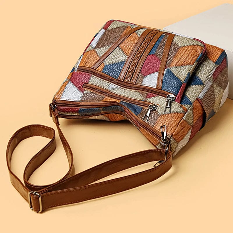 Solara | Kunstnerisk håndtaske i patchwork