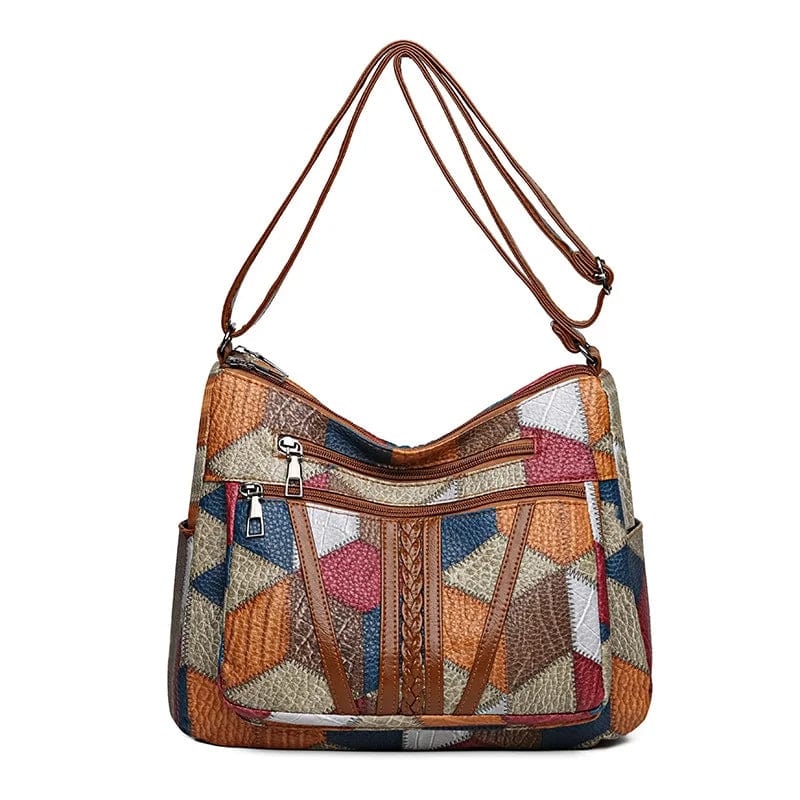 Solara | Kunstnerisk håndtaske i patchwork