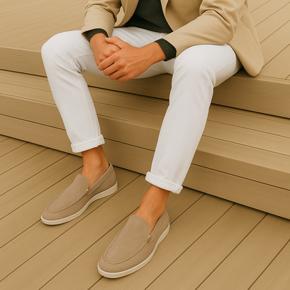 Steen | Loafers med blød overflade