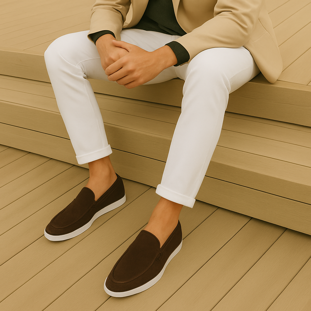 Steen | Loafers med blød overflade