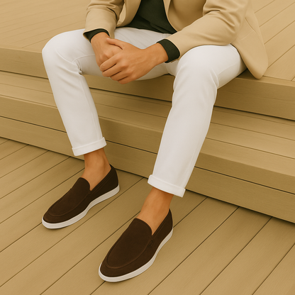 Steen | Loafers med blød overflade