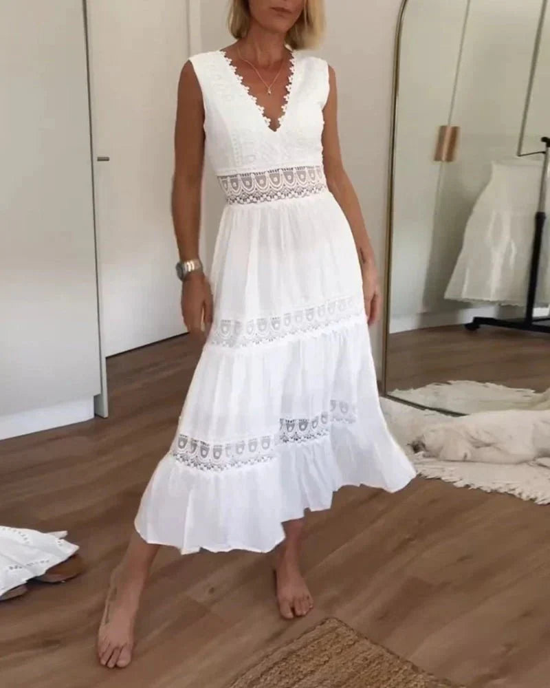 Kristiane | Elegant lang sommerkjole