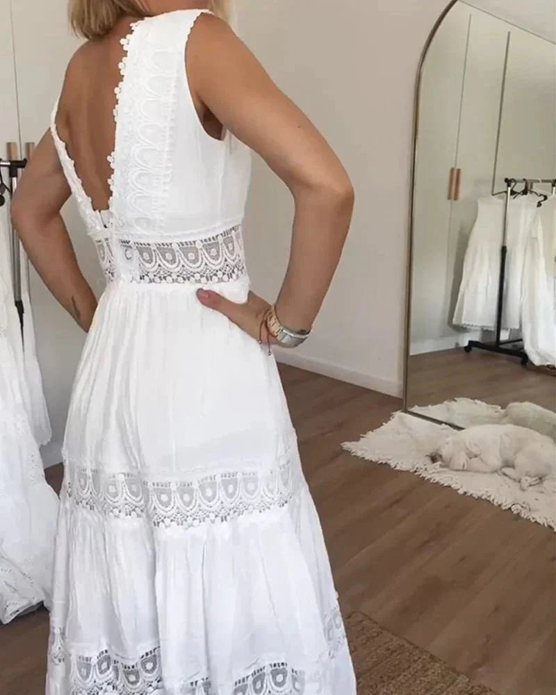 Kristiane | Elegant lang sommerkjole